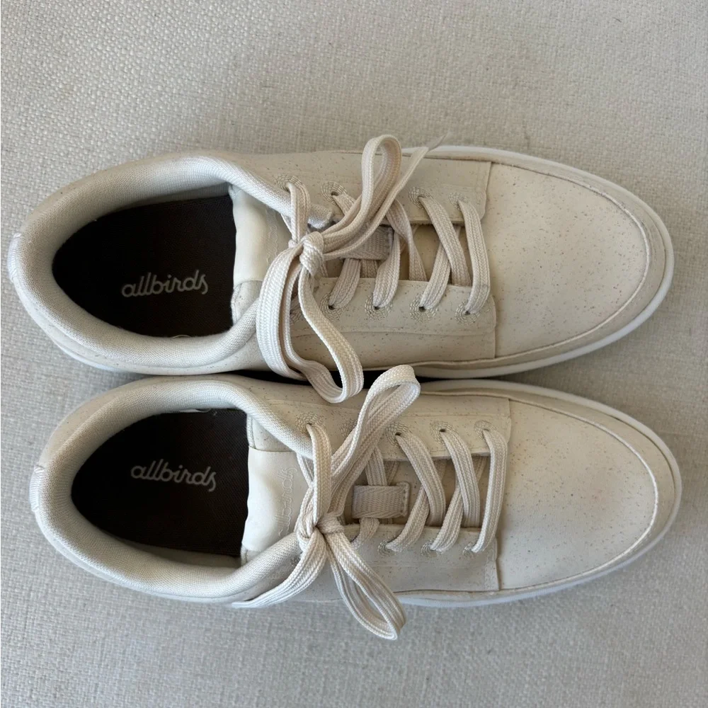 ALLBIRDS Plant Pacer PP Sneakers Natural White Blizzard Size 6 Eco-Friendly